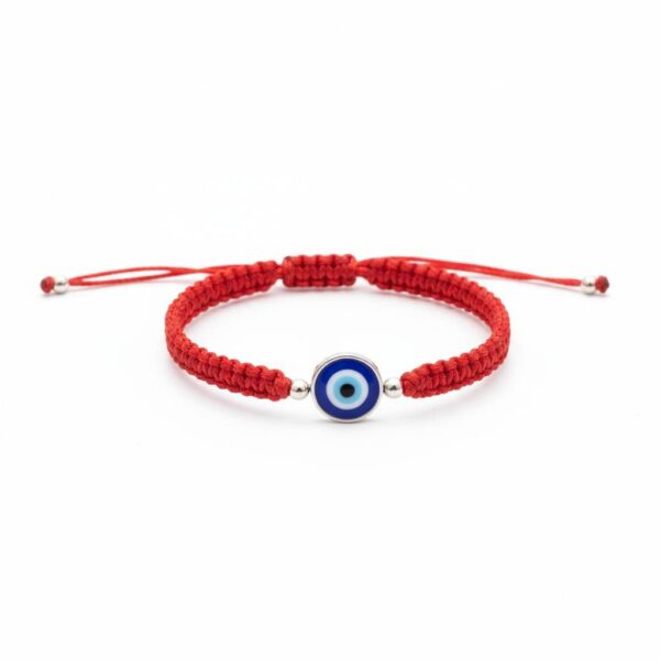 Pulsera roja con ojo turco