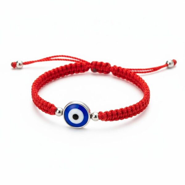 Pulsera roja con ojo turco