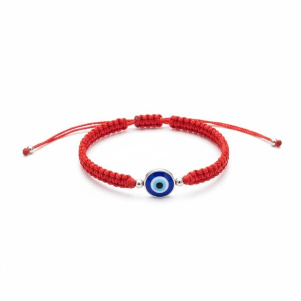 Pulsera roja con ojo turco