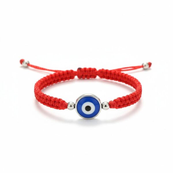 Pulsera roja con ojo turco
