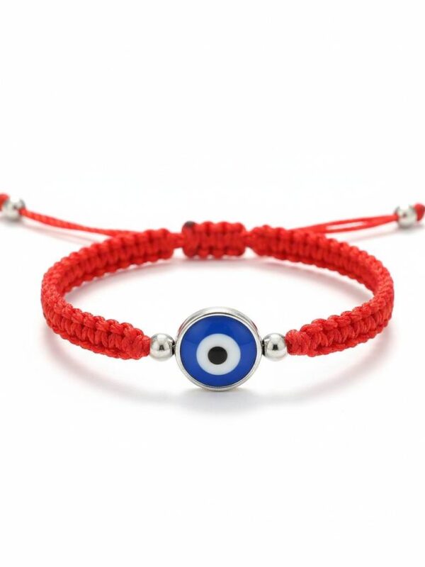 Pulsera roja con ojo turco
