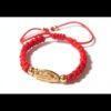 Pulsera de hilo rojo con medalla de la Virgen de Guadalupe
