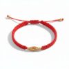 Pulsera de hilo rojo con medalla de la Virgen de Guadalupe