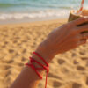 Pulseras de hilo tejido ancho (sin dije)