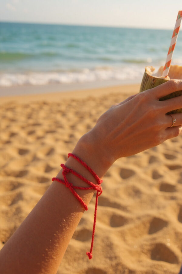 Pulseras de hilo tejido ancho (sin dije)