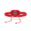 Pulsera de hilo tejido con el escudo del Guadalajara (Chivas)