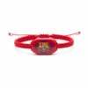 Pulsera de hilo tejido con el escudo del F.C. Barcelona