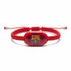 Pulsera de hilo tejido con el escudo del F.C. Barcelona