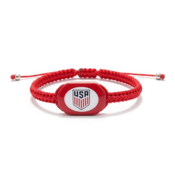 Pulsera tejida de la selección de Estados Unidos: The Stars and Stripes