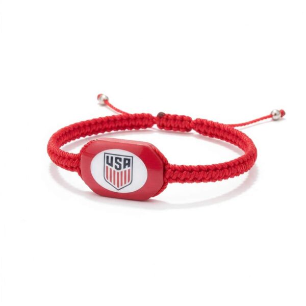 Pulsera tejida de la selección de Estados Unidos: The Stars and Stripes