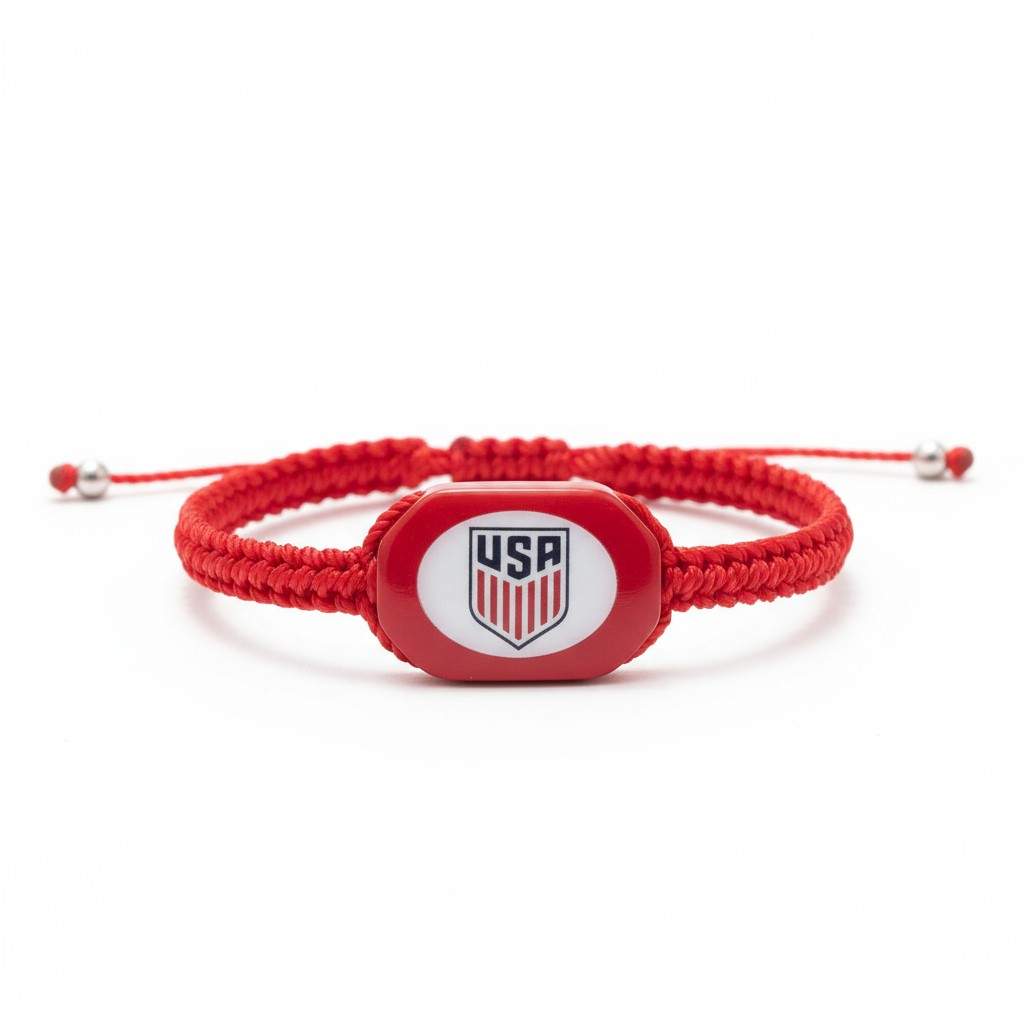 Pulsera tejida de la selección de Estados Unidos: The Stars and Stripes