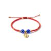 Pulsera de chaquira y protección: Diseño único con San Benito y ojos turcos