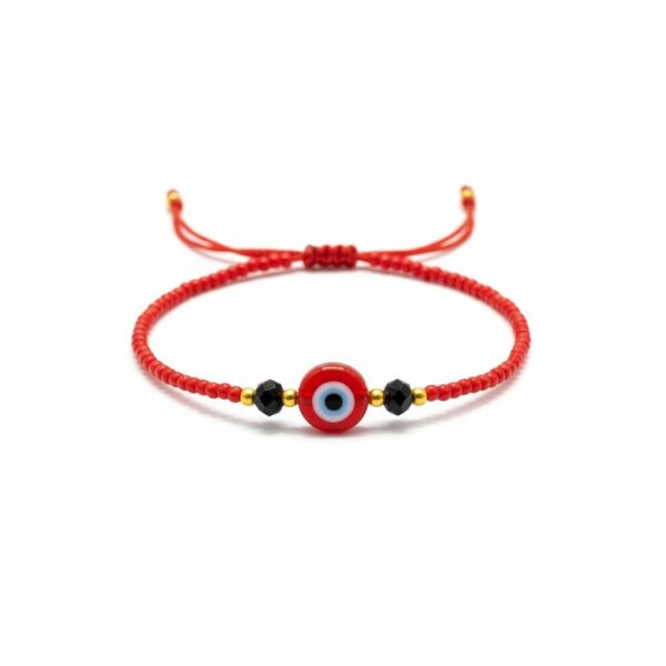 Pulsera de chaquira y ojo turco: Elige tu color de protección personal