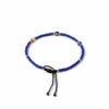 Pulsera de chaquira: ¡Triple protección en el color que elijas! (rojo, azul o rojinegra)