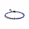 Pulsera de chaquira: ¡Triple protección en el color que elijas! (rojo, azul o rojinegra)