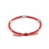 Pulsera de chaquira: ¡Triple protección en el color que elijas! (rojo, azul o rojinegra)