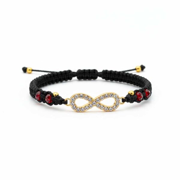 Pulsera de hilo (rojo o negro) e infinito: Lazos de amor y protección eterna
