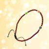 Pulsera de chaquira: ¡Triple protección en el color que elijas! (rojo, azul o rojinegra)