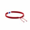 Pulsera minimalista: El poder de la sencillez (hilo rojo y ojo turco)