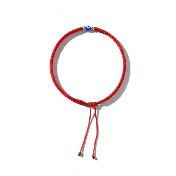 Pulsera minimalista: El poder de la sencillez (hilo rojo y ojo turco)
