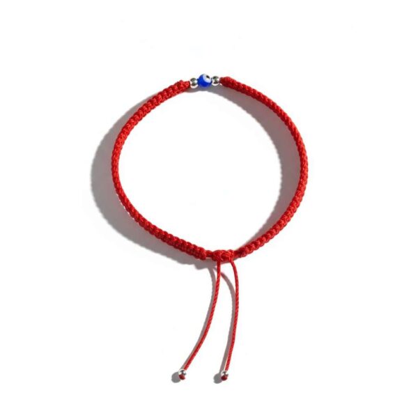 Pulsera minimalista: El poder de la sencillez (hilo rojo y ojo turco)
