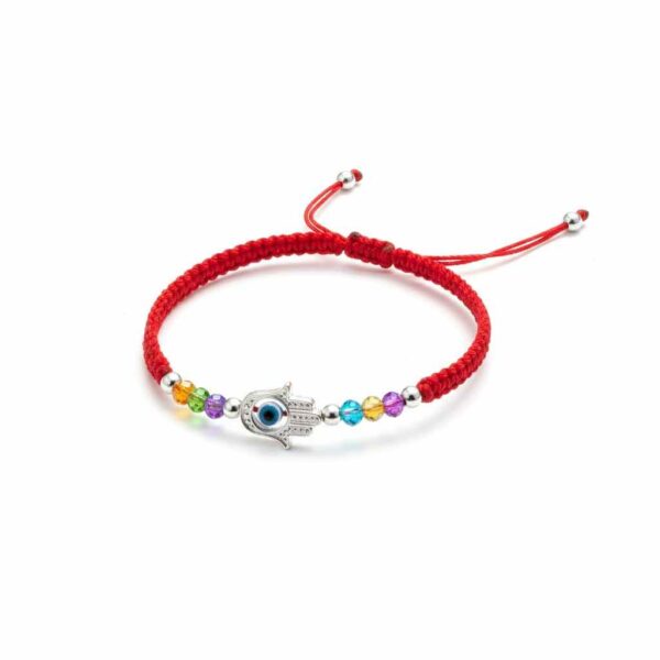 Pulsera mística: Hamsa, ojo turco y la alegría de los semi cristales