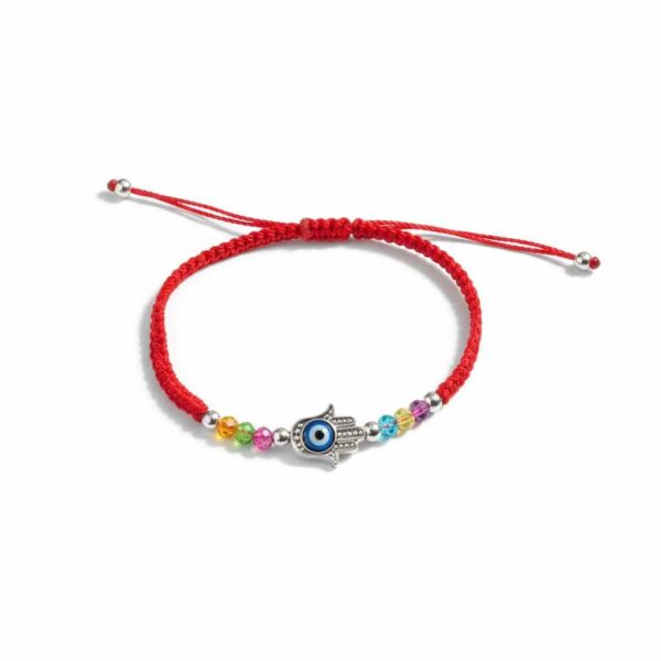 Pulsera mística: Hamsa, ojo turco y la alegría de los semi cristales