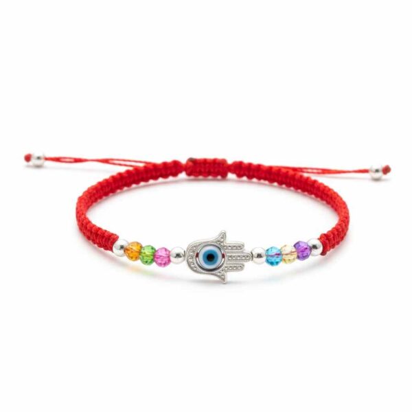 Pulsera mística: Hamsa, ojo turco y la alegría de los semi cristales