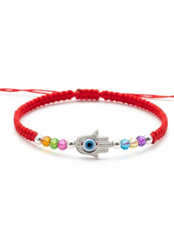 Pulsera mística: Hamsa, ojo turco y la alegría de los semi cristales