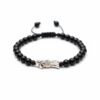 🖤 Pulsera de la Santa Muerte: El Poder de la protección absoluta (negro mate)