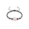 Pulsera de chaquira negra y San Benito: Poder, elegancia y blindaje absoluto