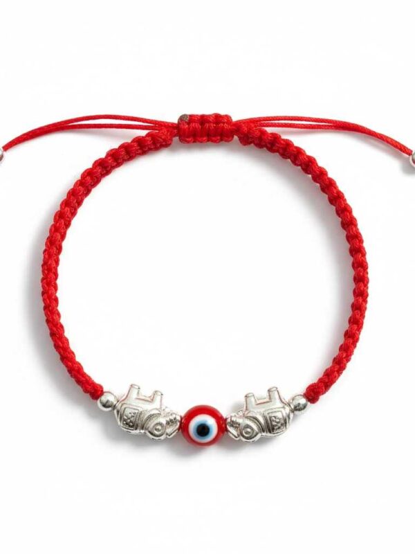 Pulsera de la fortuna: Elefantes, ojo turco y la fuerza del hilo rojo