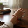 Pulsera de protección múltiple: Nudo celta, ojo turco y hilo rojo