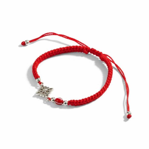 Pulsera de protección múltiple: Nudo celta, ojo turco y hilo rojo