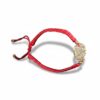 Pulsera de hilo rojo con dije de estrella de 5 picos (pentagrama)